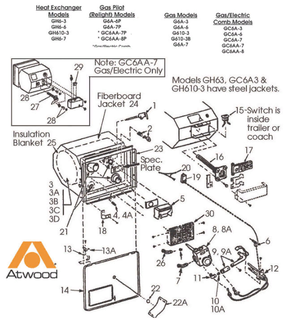 Atwood 6 Gallon Water Heater Wiring Diagram